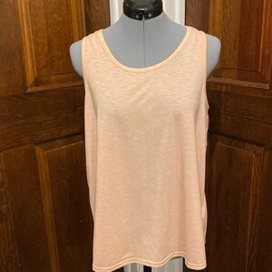 Sherpa dressy peach razorback tank top.
